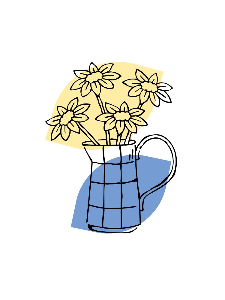 Chronically Growing _ Contact Us _ Pot of Flowers
